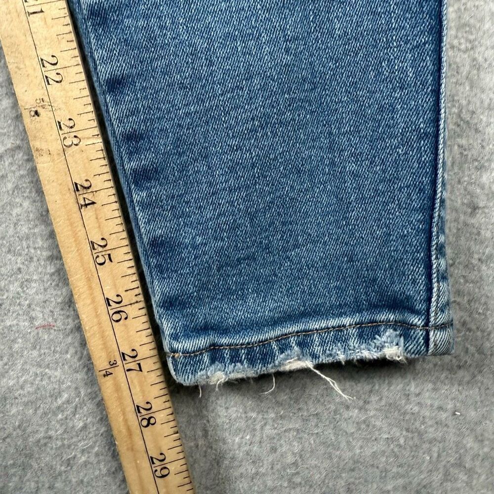 Good American Womens Size 6/28 Skinny Leg Denim Jeans Blue High Rise Pockets - Picture 6 of 8